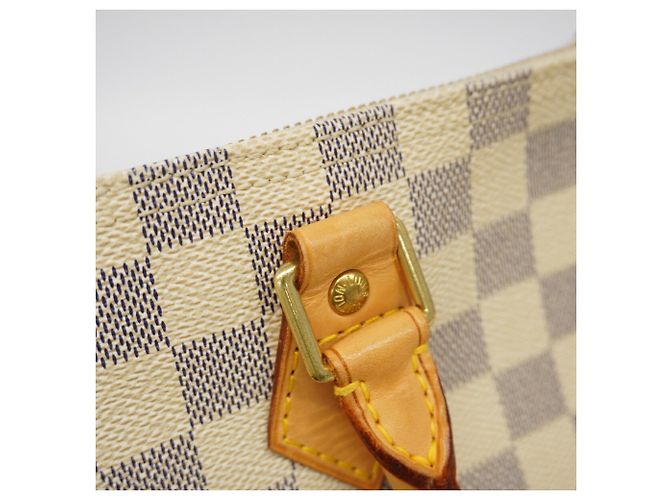 Borsa Louis Vuitton Damier Azur Speedy 30 Bianco - vista 7
