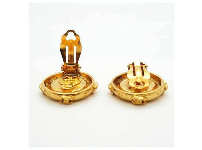 Orecchini a clip Chanel placcati oro D'oro - vista 3