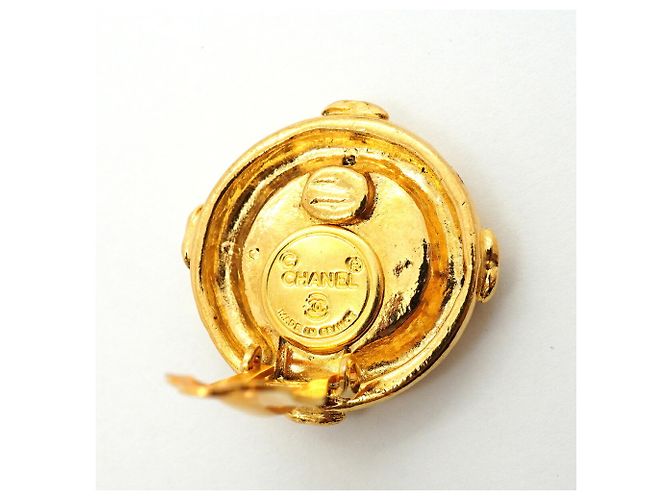 Orecchini a clip Chanel placcati oro D'oro - vista 4