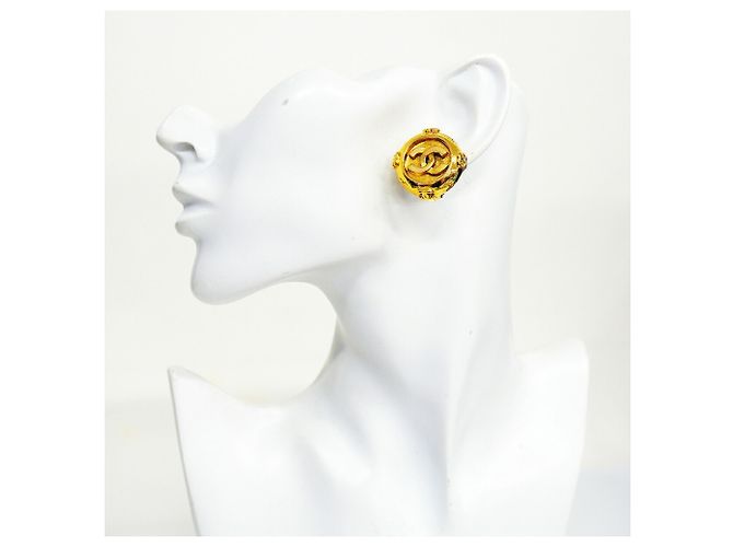Orecchini a clip Chanel placcati oro D'oro - vista 5