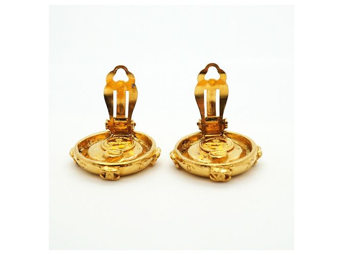 Orecchini a clip Chanel placcati oro D'oro - vista 6
