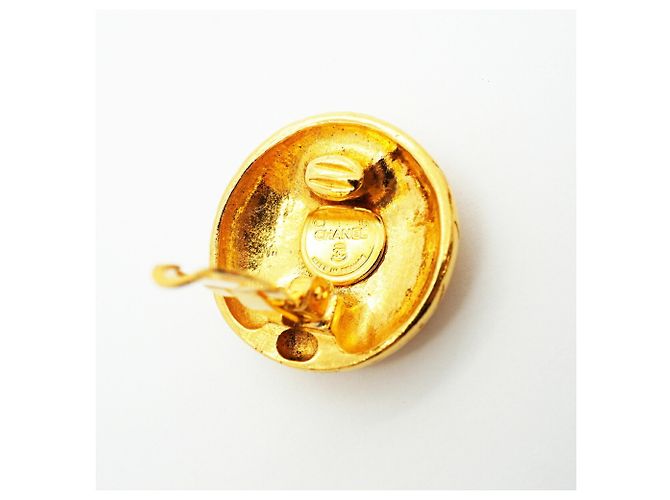 Orecchini a clip Chanel placcati oro D'oro - vista 4