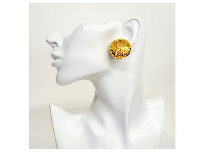 Orecchini a clip Chanel placcati oro D'oro - vista 5