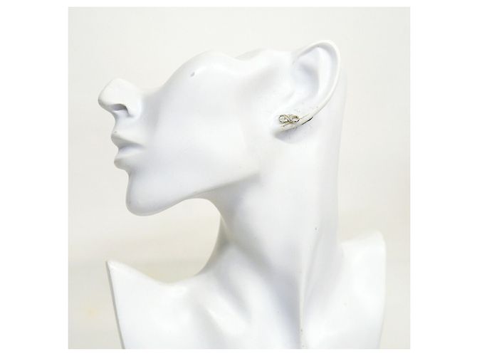 Autre Marque Pendientes de botón Tiffany & Co. Infinity en plata de ley - vista 6