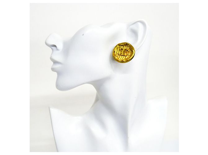 Orecchini a clip Chanel placcati oro D'oro - vista 5