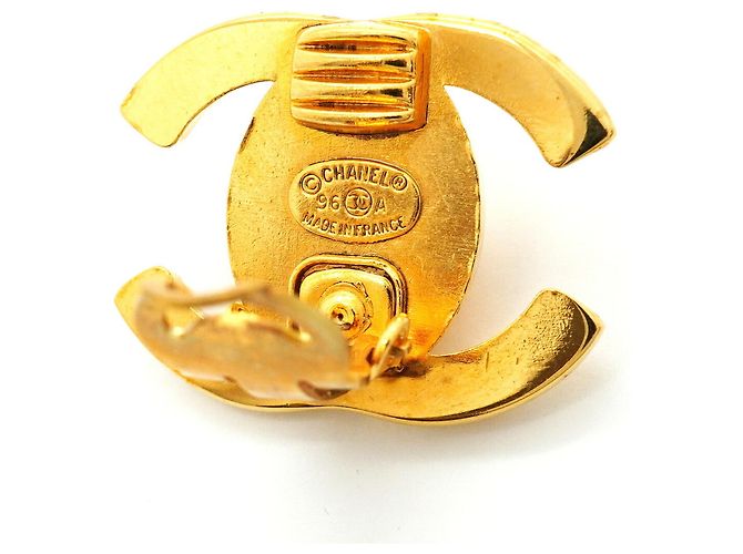 Orecchini a clip Chanel placcati oro D'oro - vista 4