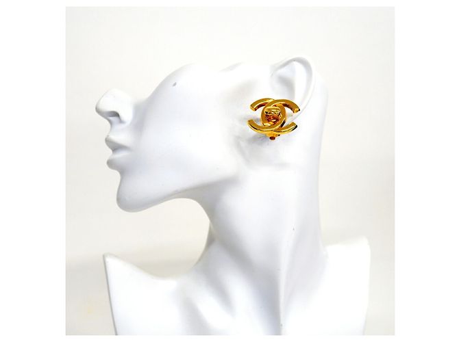 Orecchini a clip Chanel placcati oro D'oro - vista 5