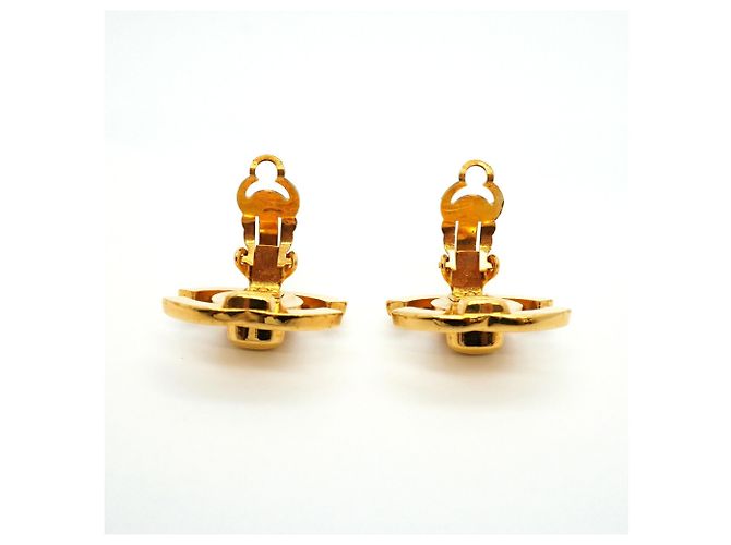 Orecchini a clip Chanel placcati oro D'oro - vista 6