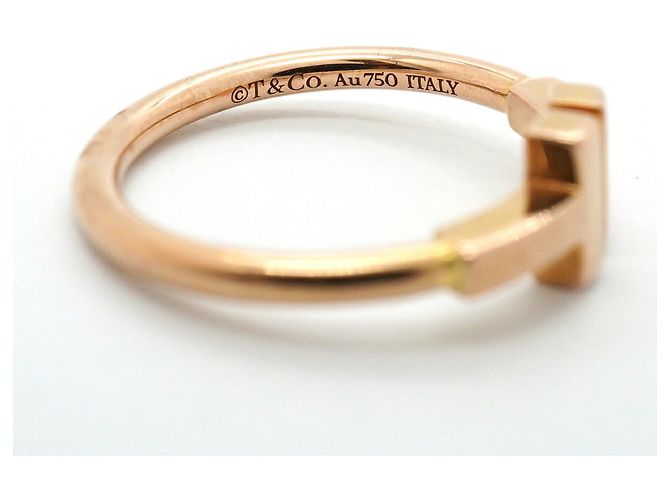 Autre Marque Anello Tiffany & Co. T Wire - Oro rosa 18K - vista 4