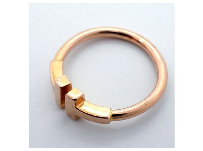 Autre Marque Anello Tiffany & Co. T Wire - Oro rosa 18K - vista 7