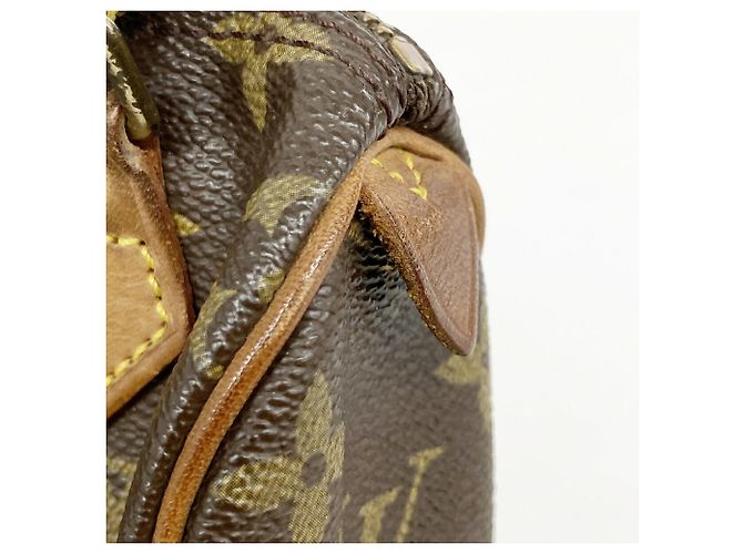 Bolsa de mão Louis Vuitton Monogram Mini Speedy Marrom - vista 10