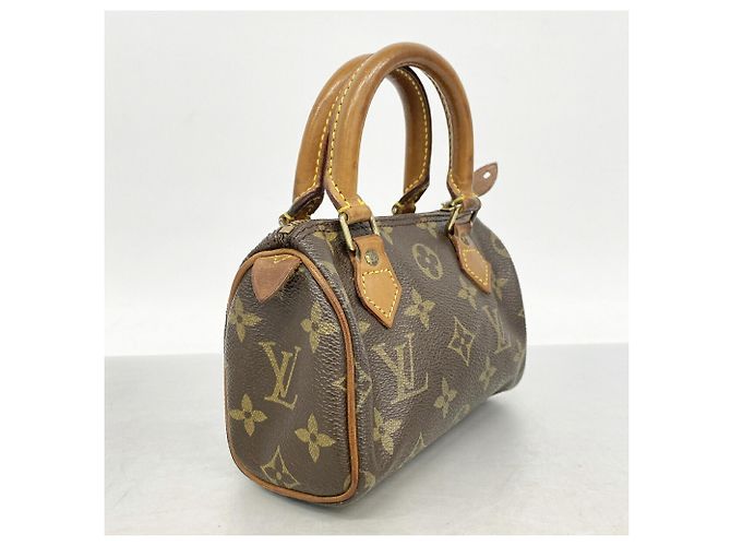 Bolsa de mão Louis Vuitton Monogram Mini Speedy Marrom - vista 2