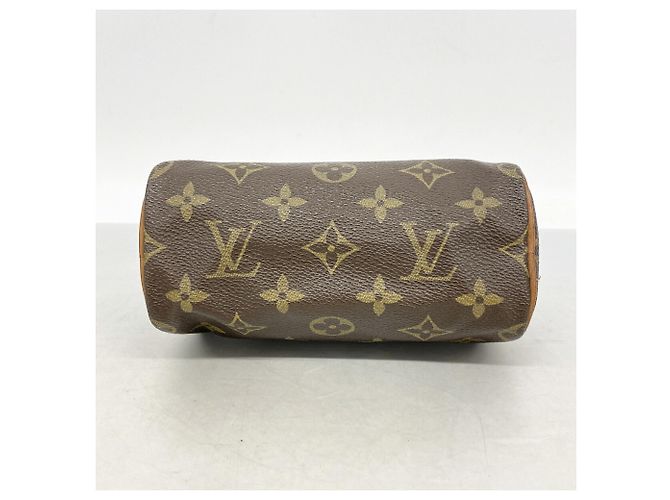 Bolsa de mão Louis Vuitton Monogram Mini Speedy Marrom - vista 3