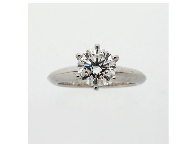 Autre Marque Tiffany & Co. Platin-Solitär-Diamantring - Ansicht 2