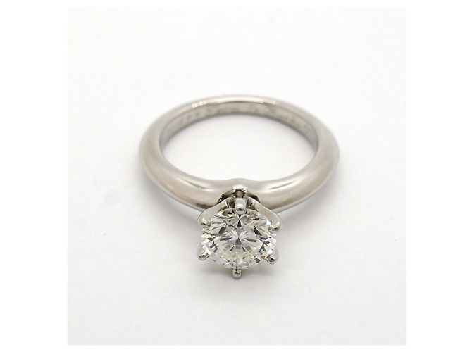 Autre Marque Tiffany & Co. Platin-Solitär-Diamantring - Ansicht 3