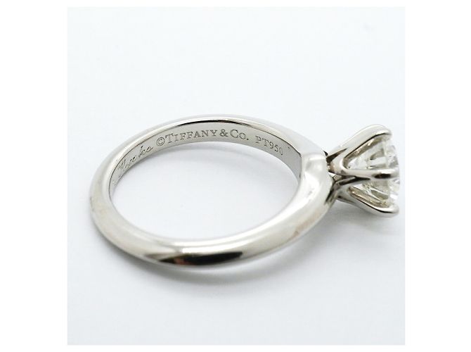 Autre Marque Tiffany & Co. Platin-Solitär-Diamantring - Ansicht 4