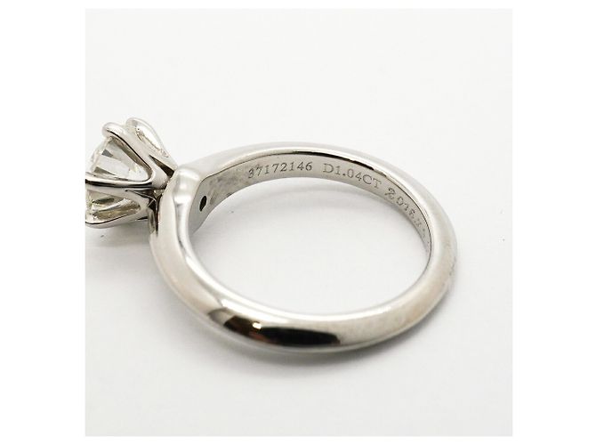 Autre Marque Tiffany & Co. Platin-Solitär-Diamantring - Ansicht 5