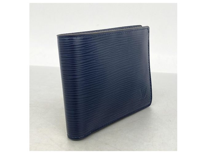 Louis Vuitton Epi Leather Bill Wallet Navy blue - view 2