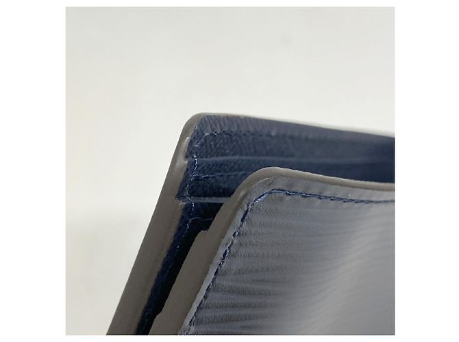 Louis Vuitton Epi Leather Bill Wallet Navy blue - view 6