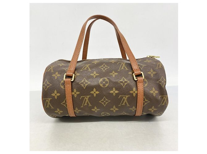 Borsa Louis Vuitton Monogram Papillon 26 Marrone - vista 10