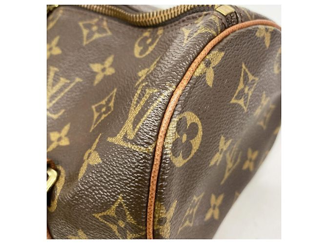 Borsa Louis Vuitton Monogram Papillon 26 Marrone - vista 8