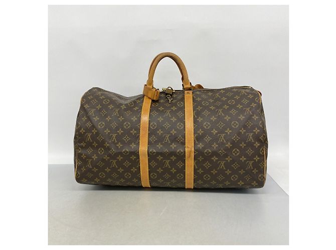 Bolso Boston Louis Vuitton Monogram Keepall 55 Brown Castaño - vista 10