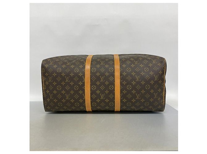 Bolso Boston Louis Vuitton Monogram Keepall 55 Brown Castaño - vista 3