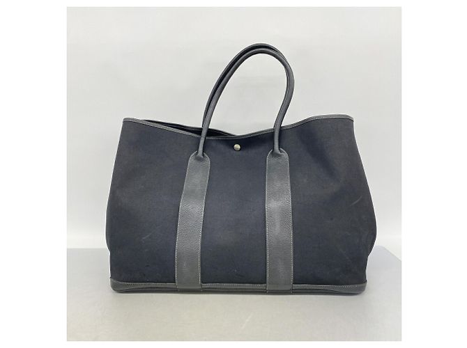 Hermès Borsa Tote Hermes Garden GM Nero - vista 9