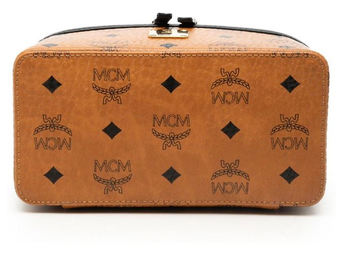 MCM Visetos Vanity Bag Braun Schwarz - Ansicht 3