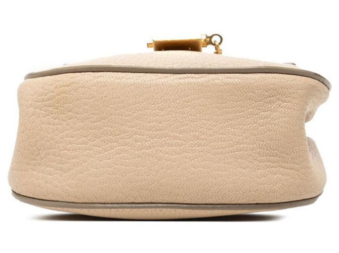 Borsa a tracolla con catena Chloé Drew Beige - vista 3