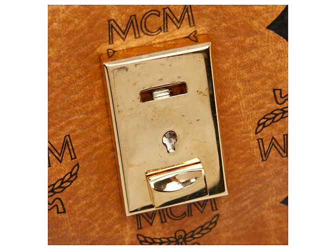 Borsa a pochette MCM x Craig & Karl Visetos Logogram Marrone - vista 7