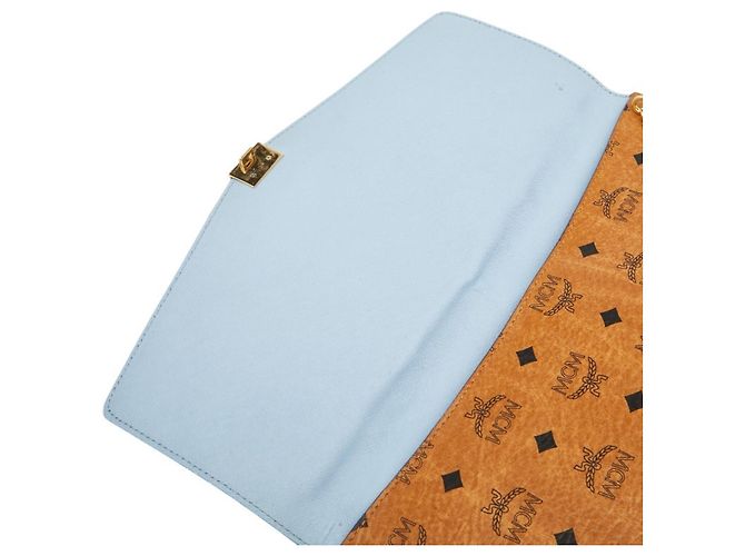 Borsa a pochette MCM x Craig & Karl Visetos Logogram Marrone - vista 9