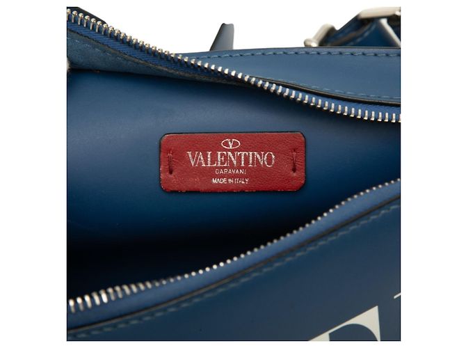 Borsa sling Valentino in pelle blu - vista 5