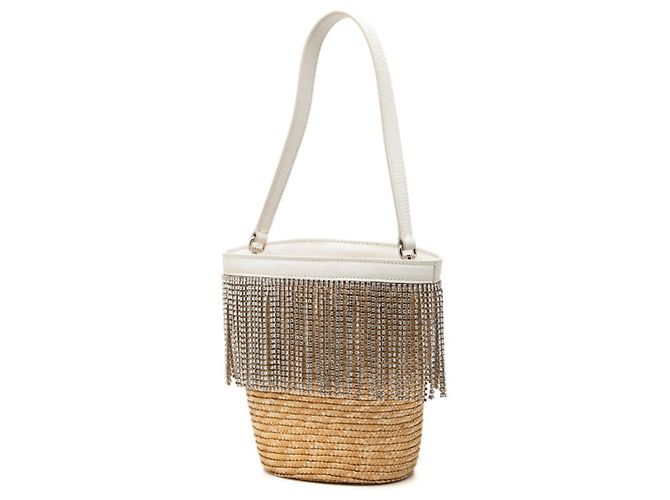 Borsa a mano e a tracolla 2-Way Miu Miu Bianco Beige - vista 2