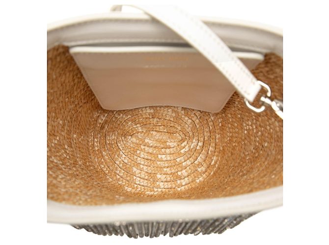 Borsa a mano e a tracolla 2-Way Miu Miu Bianco Beige - vista 4