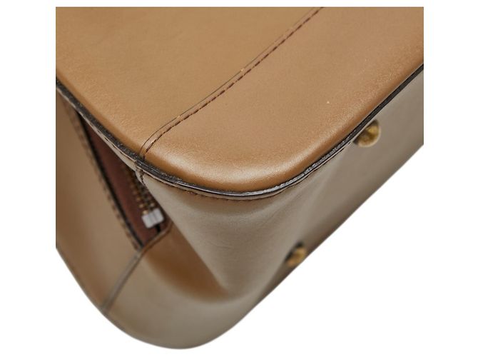 Borsa Burberry Nova Check Marrone - vista 8