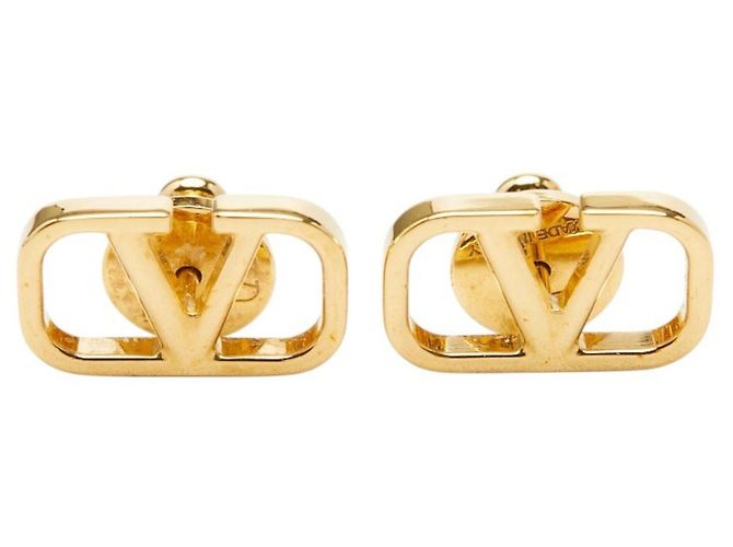 Orecchini a lobo Valentino V-logo Signature D'oro - vista 2