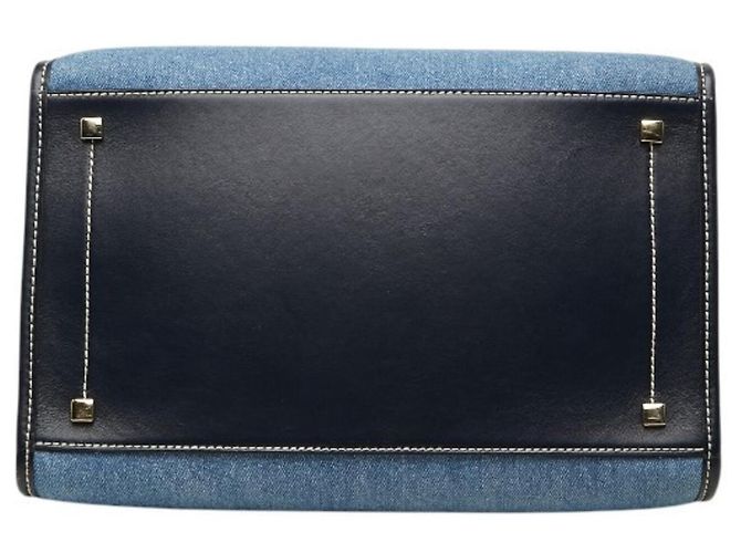Borsa Tote Jimmy Choo VARENNE Blu - vista 3