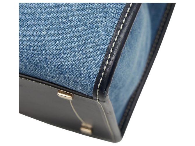 Borsa Tote Jimmy Choo VARENNE Blu - vista 4
