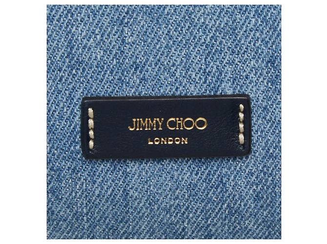 Borsa Tote Jimmy Choo VARENNE Blu - vista 8