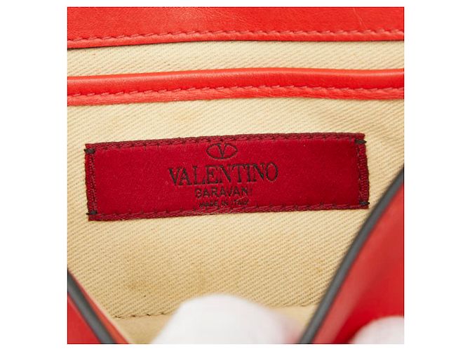 Borsa a tracolla Valentino Rockstud Rosso - vista 11