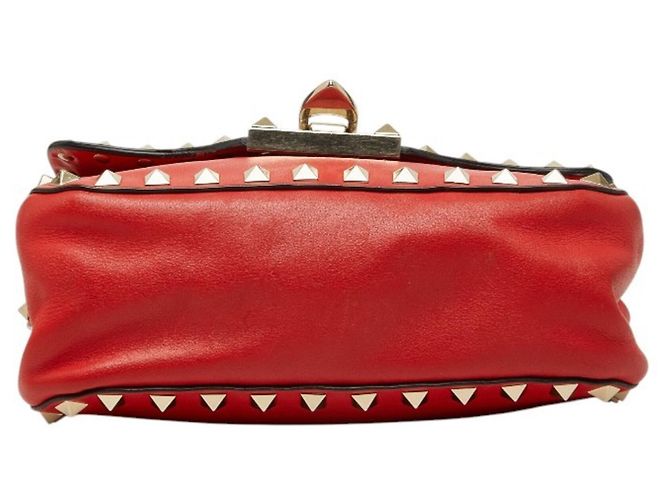 Borsa a tracolla Valentino Rockstud Rosso - vista 3