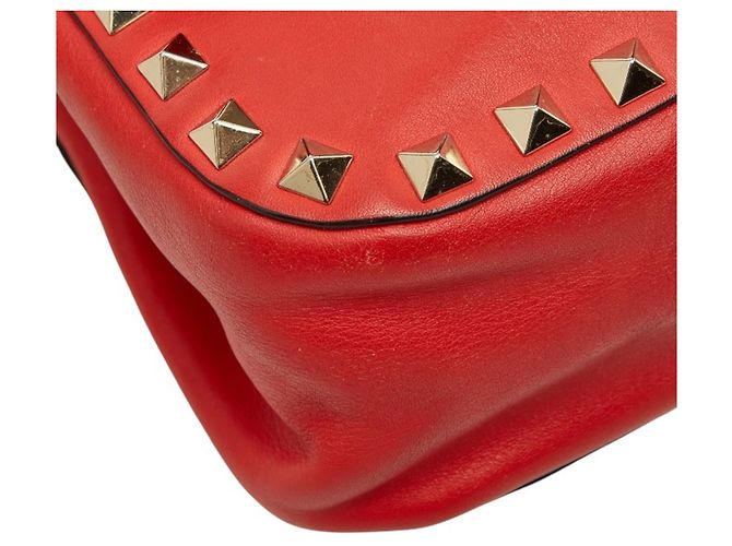 Borsa a tracolla Valentino Rockstud Rosso - vista 5
