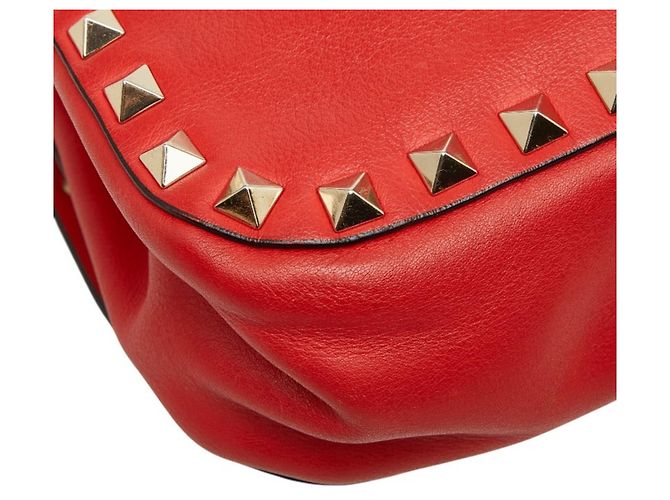 Borsa a tracolla Valentino Rockstud Rosso - vista 7