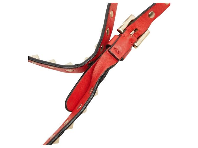 Borsa a tracolla Valentino Rockstud Rosso - vista 8