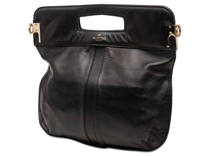 Borsa a tracolla Valentino Rockstud con catena Nero - vista 2
