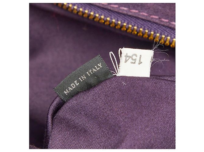 Borsa Miu Miu Boston Bag in viola Porpora - vista 10