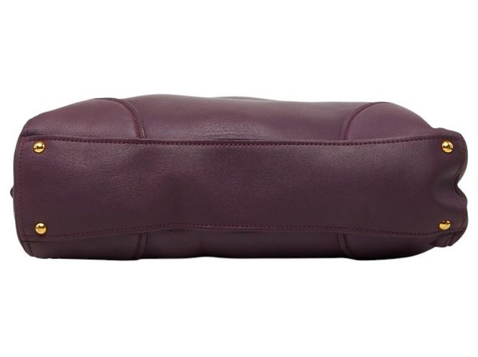 Borsa Miu Miu Boston Bag in viola Porpora - vista 3