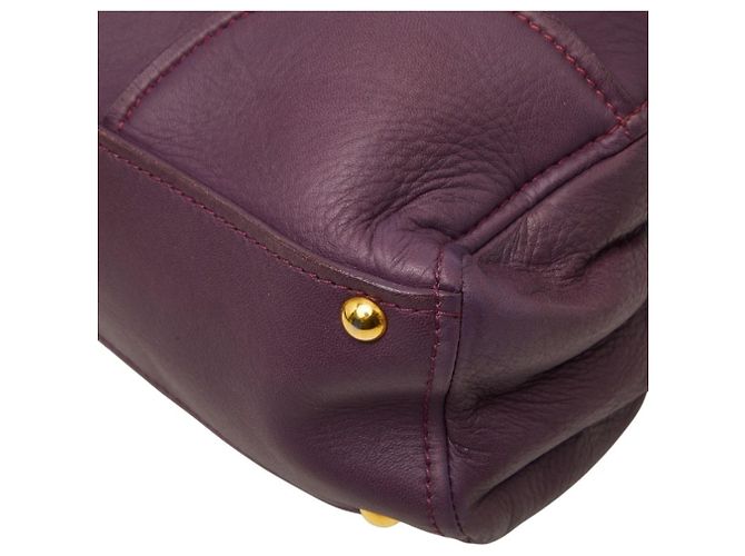 Borsa Miu Miu Boston Bag in viola Porpora - vista 4