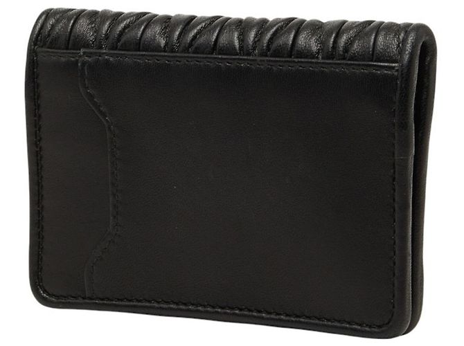 Tarjetero Miu Miu Matelassé Negro - vista 2